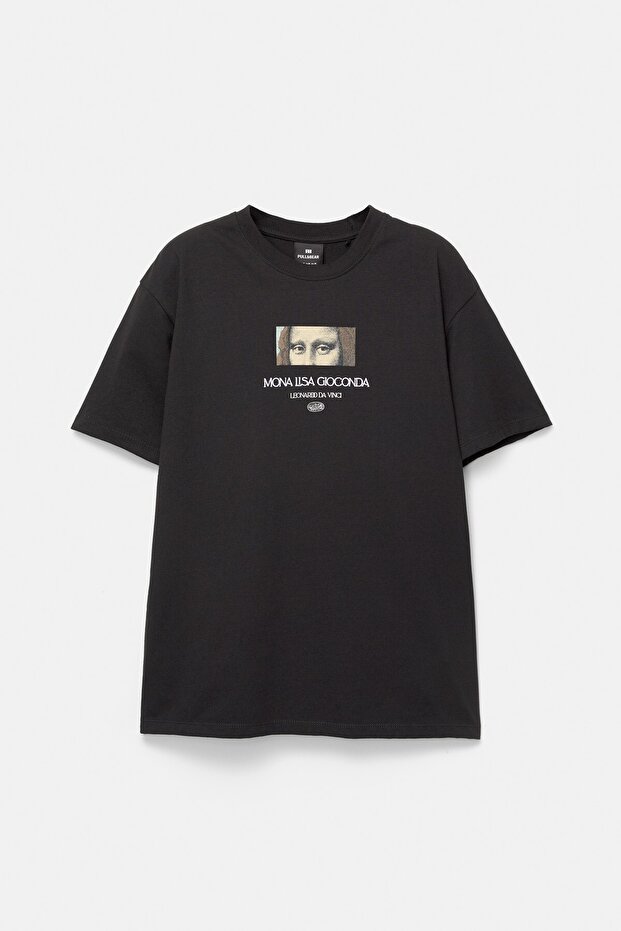 Siyah La Gioconda t-shirt - 7