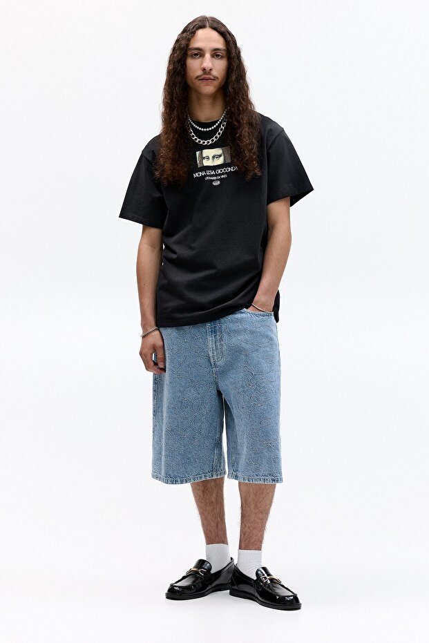Siyah La Gioconda t-shirt - 3