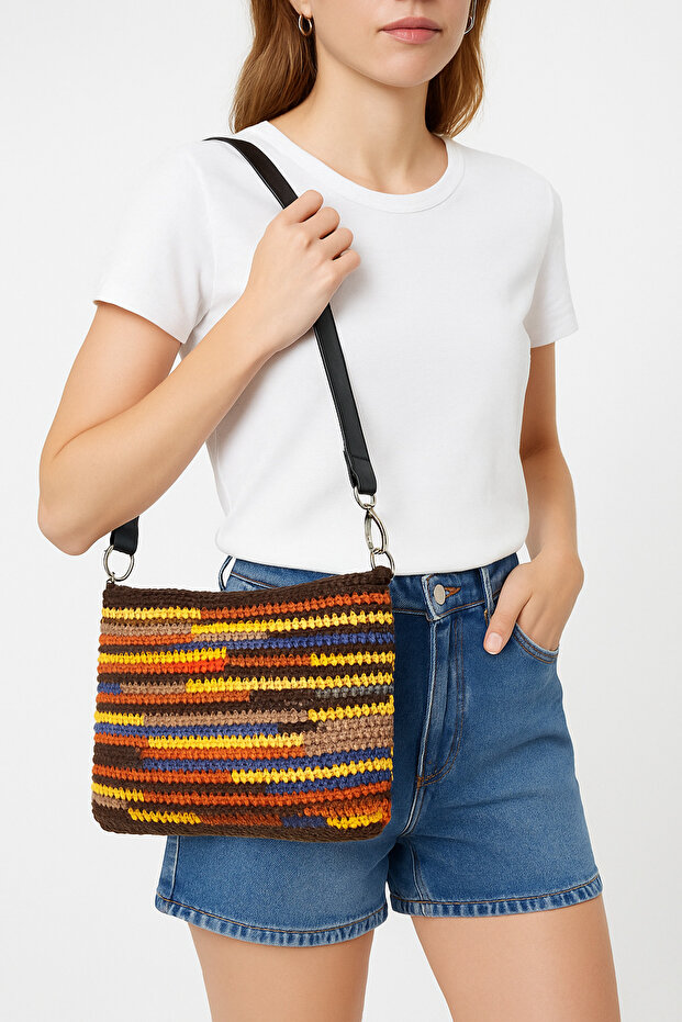 Handmade Knitted Shoulder Bag