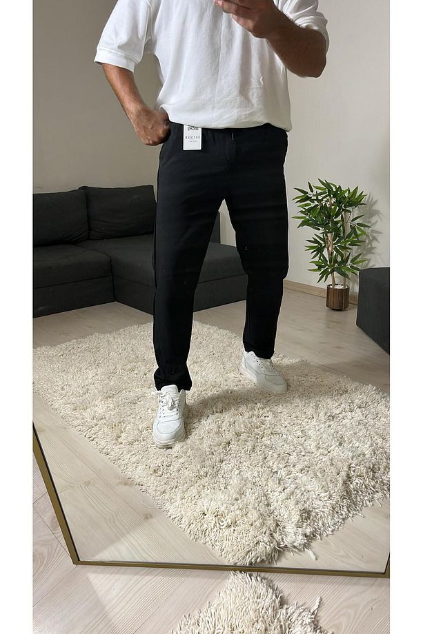 Double Paça Jagger Esnek Kumaş Pantolon - 2