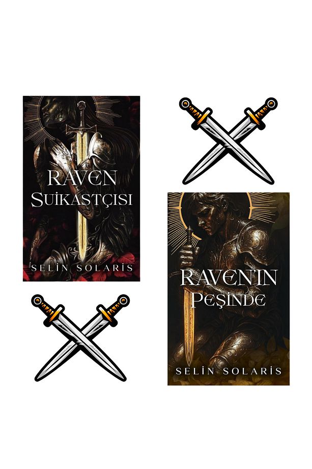 Raven Akademisi 1 - 2 CİLTLİ ( Raven Suikastçısı # Raven'in Peşinde) Selin Solaris - 2