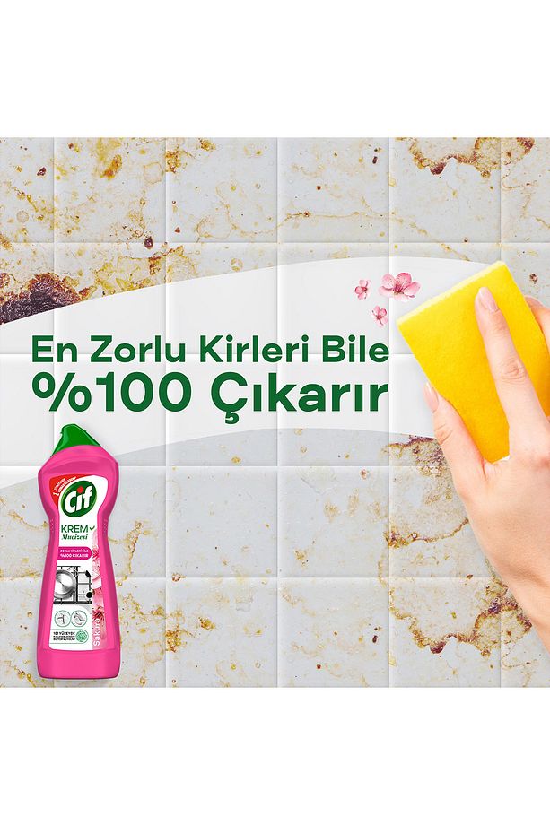 Ultra Sprey Sakura Parfümlü 1025 ml x1 + Cif Krem Sakura Parfümlü 750 ml x1 - 9