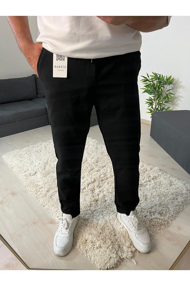 Double Paça Jagger Esnek Kumaş Pantolon - 3