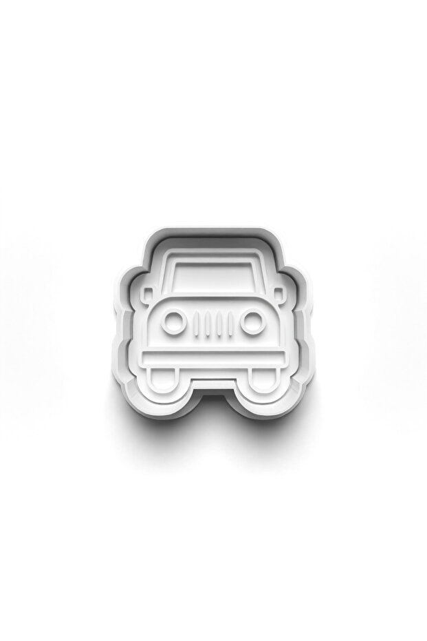 Safari Jeep Cookie Cutter and Stamp 3D-0837_1