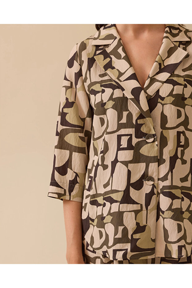 Seçil Ceket 1110013 - Haki - 6