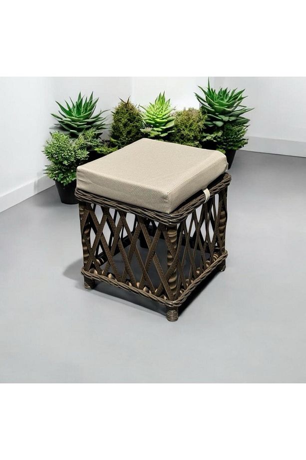 RATTAN ÖRGÜ PUF - 1
