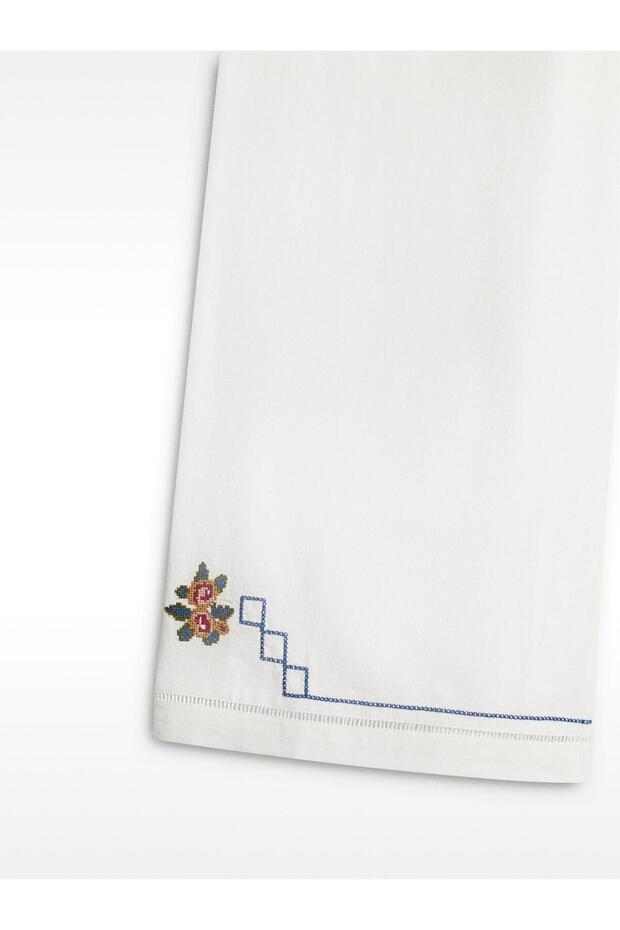 Dantel İşlemeli Pantolon - 6