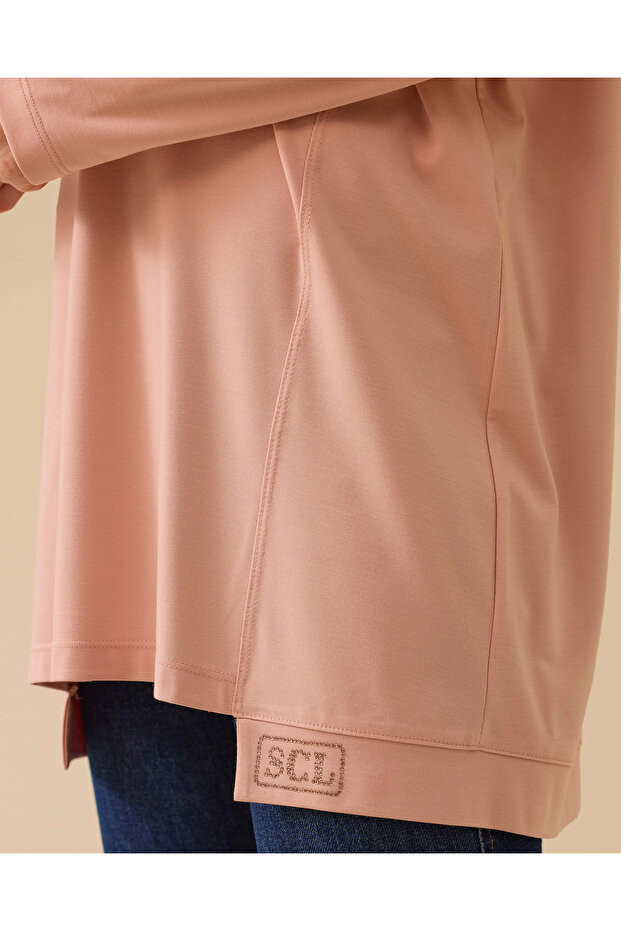 Yuvarlak Yaka Basic Tunik - 5