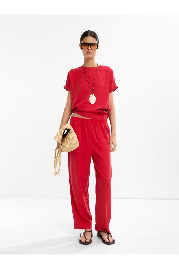 Elastik Bel %100 Liyosel Pantolon - 1