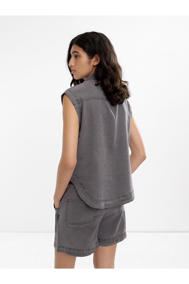 %100 Liyosel Şort - 4