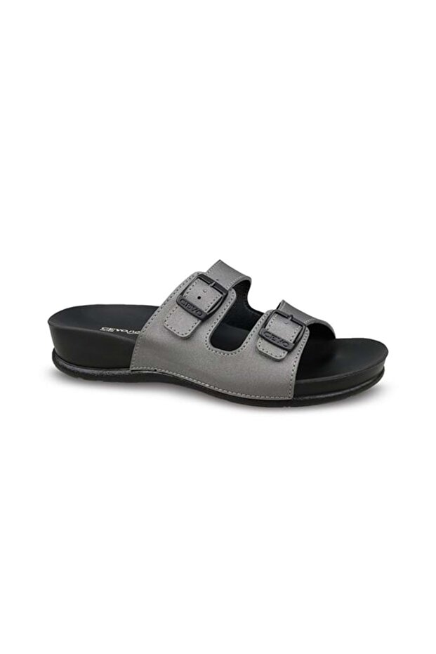 Oliva-7 Full Orthopedic Double Striped Women's Slippers