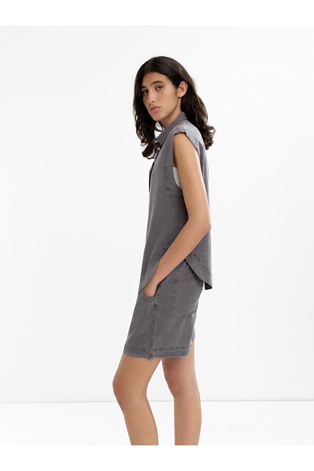 %100 Liyosel Şort - 3