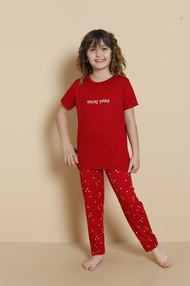 Milan Children's Short Sleeve Pajama Set