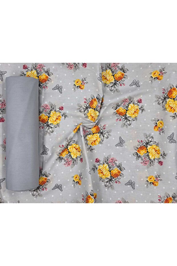100% Organic Cotton Soft Fabric Elastic Bed Sheet+Pillowcase Corner Depth 28-30 cm**NEW SEASON**
