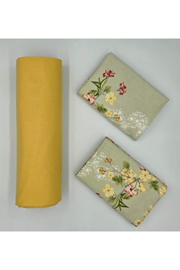 100% Organic Cotton Soft Fabric Elastic Bed Sheet+Pillowcase Corner Depth 28-30 cm**NEW SEASON**