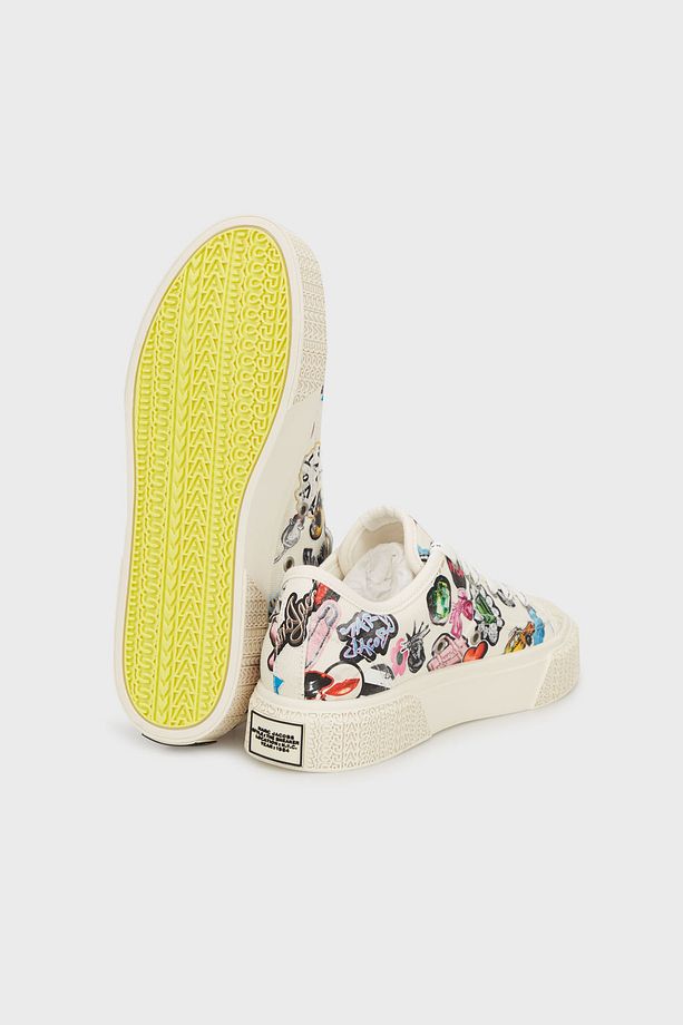 Desenli Logolu Kanvas Sneaker Ayakkabı AYAKKABI 2S5FSN001F20 101 - 5