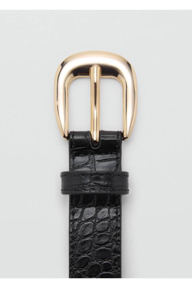 Timsah derisi görünümlü kemer - 3