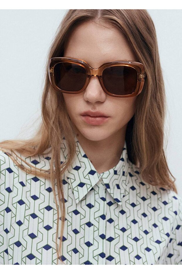 Geometrik desenli gömlek - 8