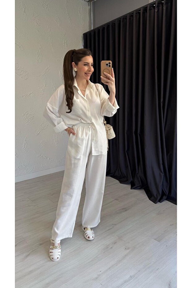 Tensl Relax Suit Ecru - 1