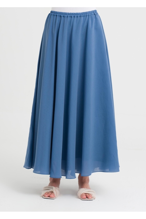 Beli Lastikli Etek - 5