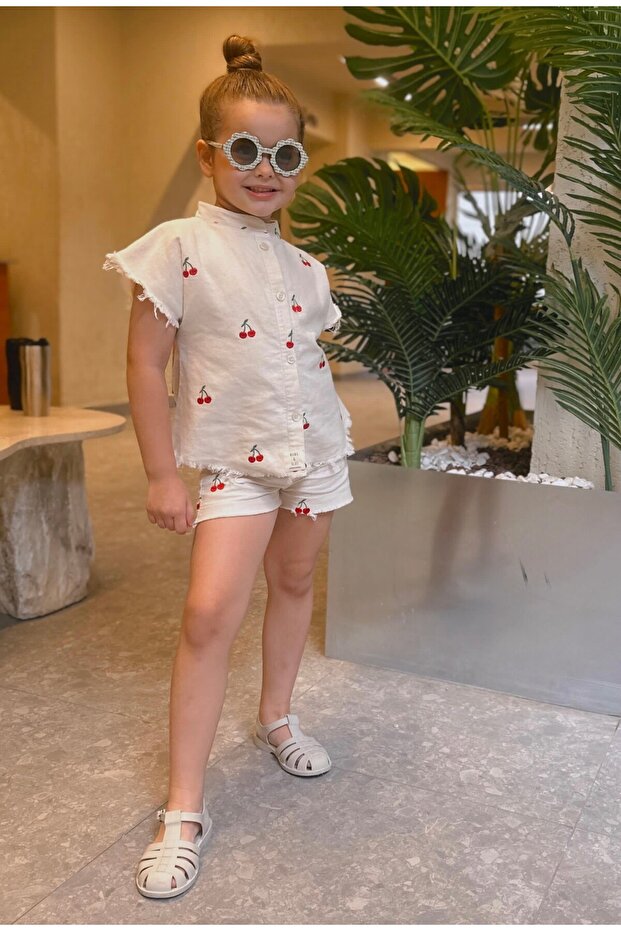 CHERRY POP Cherry Vezena Set za devojčice - 1