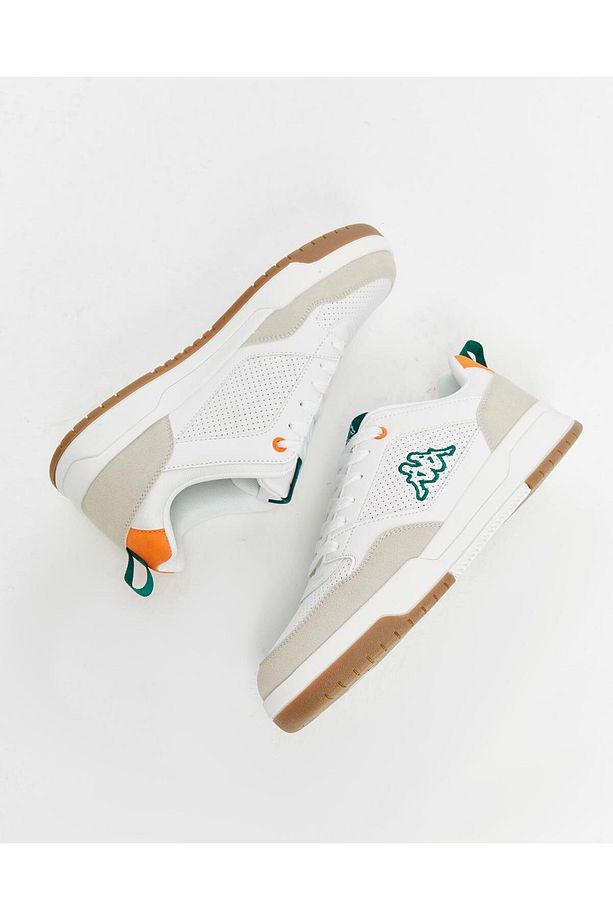 Manis Erkek Beyaz-Turuncu Regular Fit Sneaker - 2