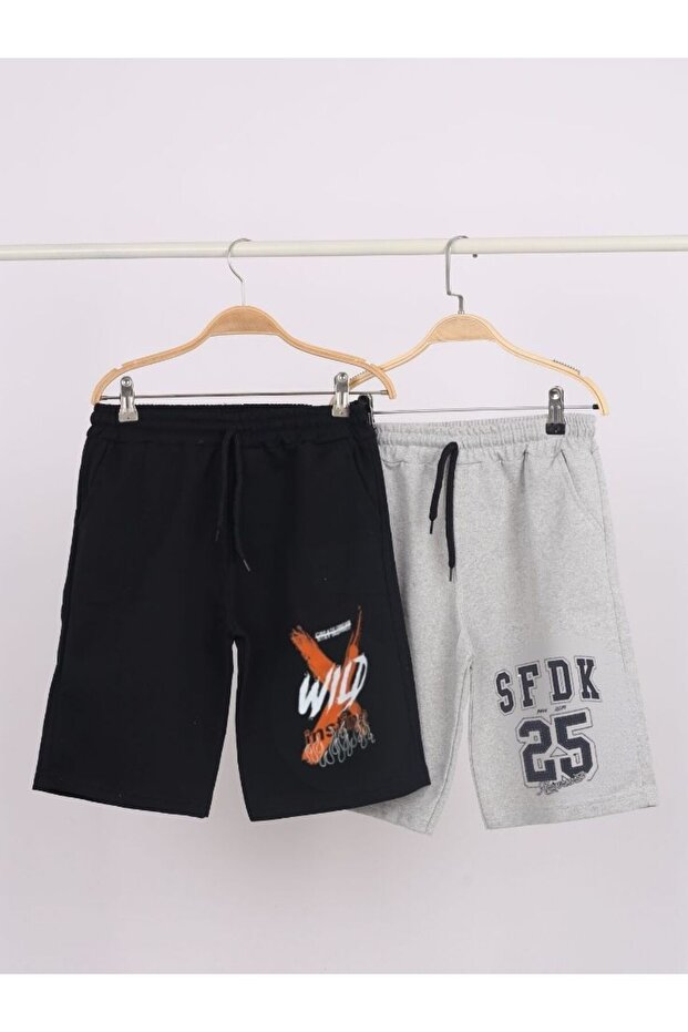 2-Piece Comfortable Fit Waist-Tie Men's Capri – Seasonal 2 Thread Fabric