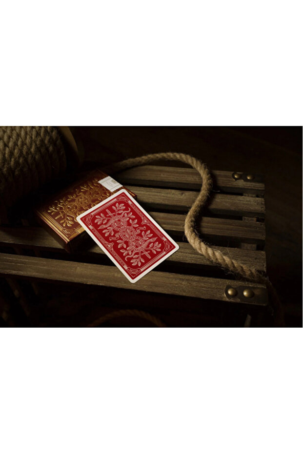 Monarchs Red Edition Oyun İskambil Kartı - Kırmızı - 8