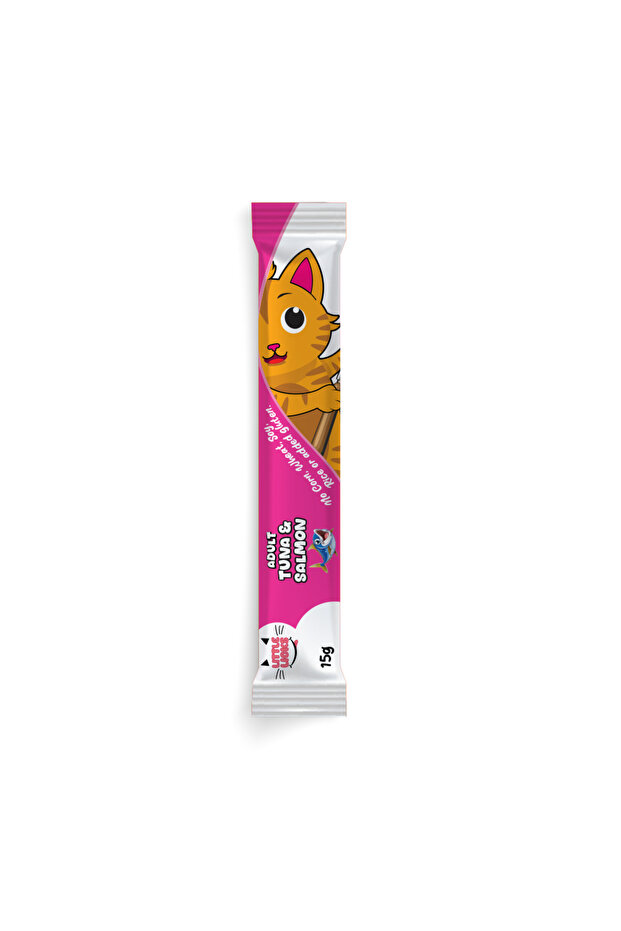 Little Licks Tuna & Salmon Creamy Bisque Treats for Adult Cat 4 x 15g Pack of 12