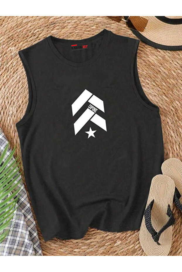Capone Women's Cotton Sleeveless Summer T-Shirt