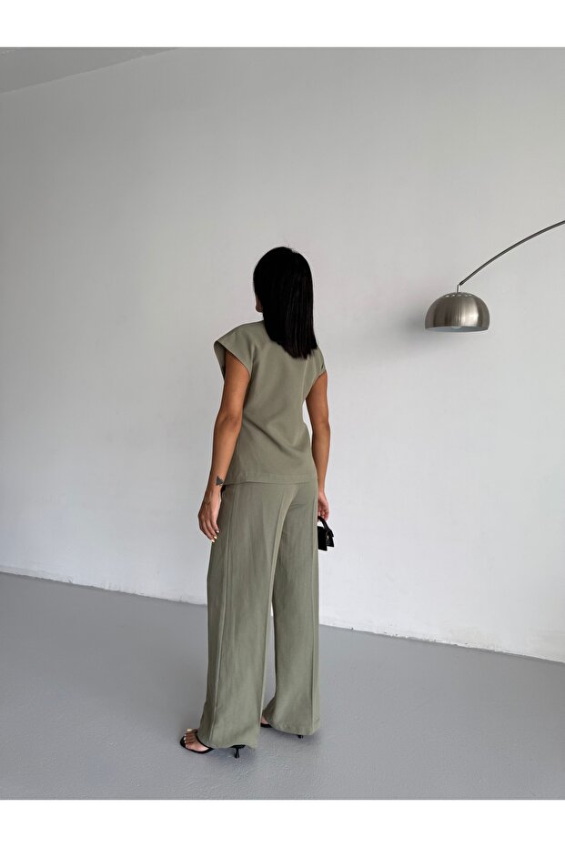 Set vestă de in - 7