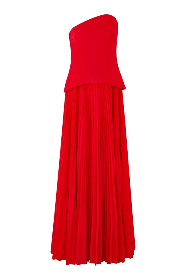 Britt Maxi Dress Strapless Maxi Dress Pink