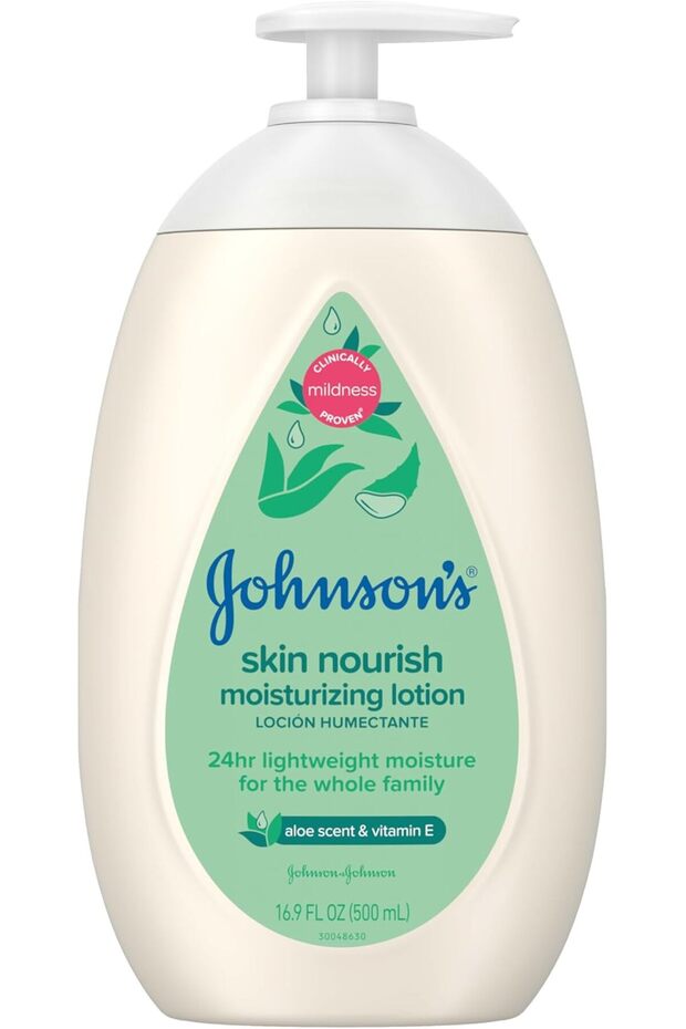 Skin Nourish Moisturizing Baby Lotion with Aloe Vera Scent & Vitamin E, Gentle & Lightweig