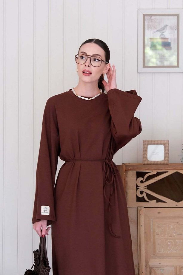 Acı Kahve Süprem Basic Elbise - 4