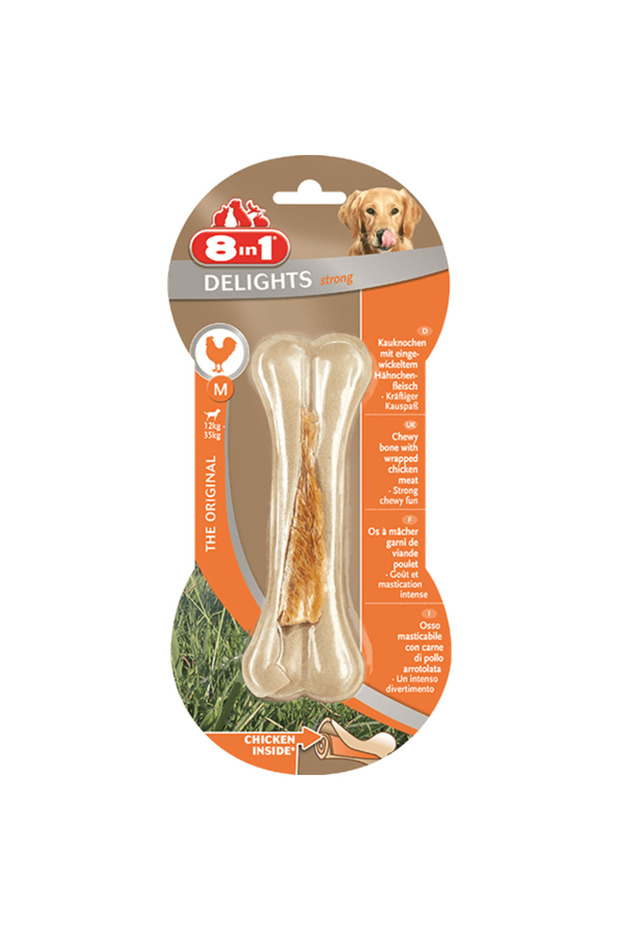 Delights Chicken Strong Bone M 1Ct