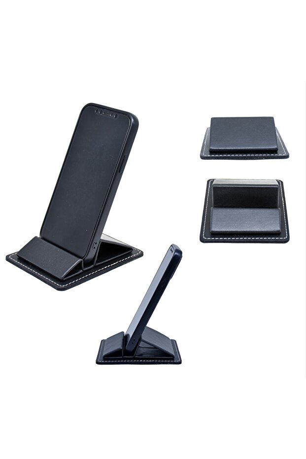 Suni Deri Telefon Standı