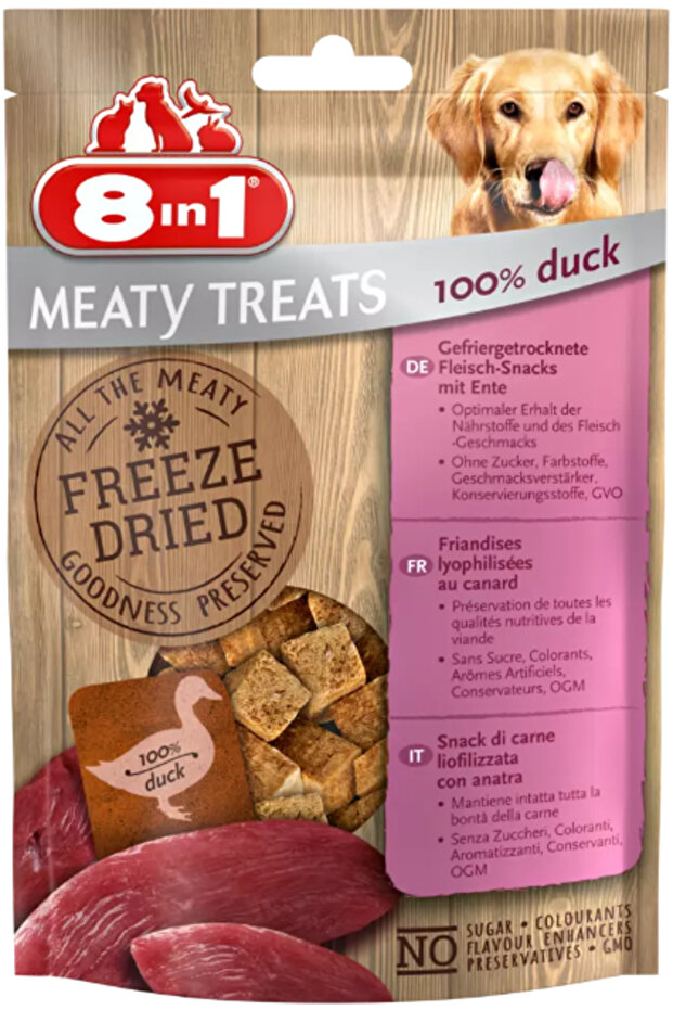 8in1 Meaty Treats Duck 50g 32 XG
