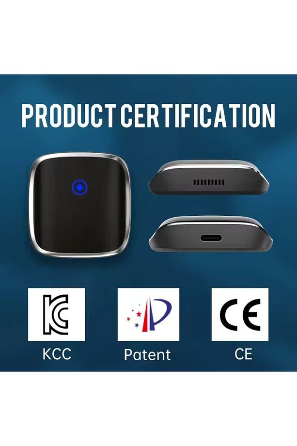 Kablosuz CarPlay & Android Auto Dönüştürücü | Tak-Çalıştır Multimedya Adaptör - 7