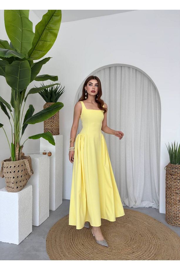 CARREL Maxi Kaliteli Elbise - 4