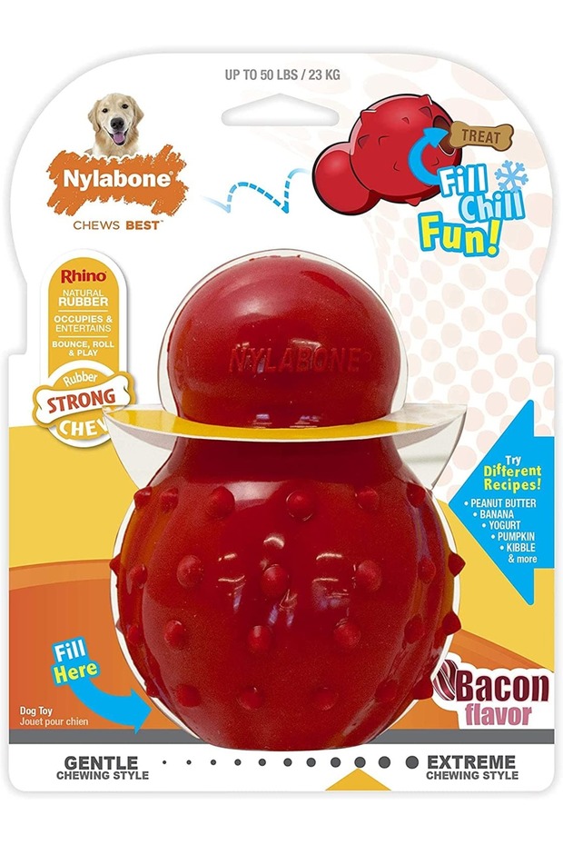 مخروط مضغ قوي، لحم مقدد عادي، نايلون للمضغ - 1