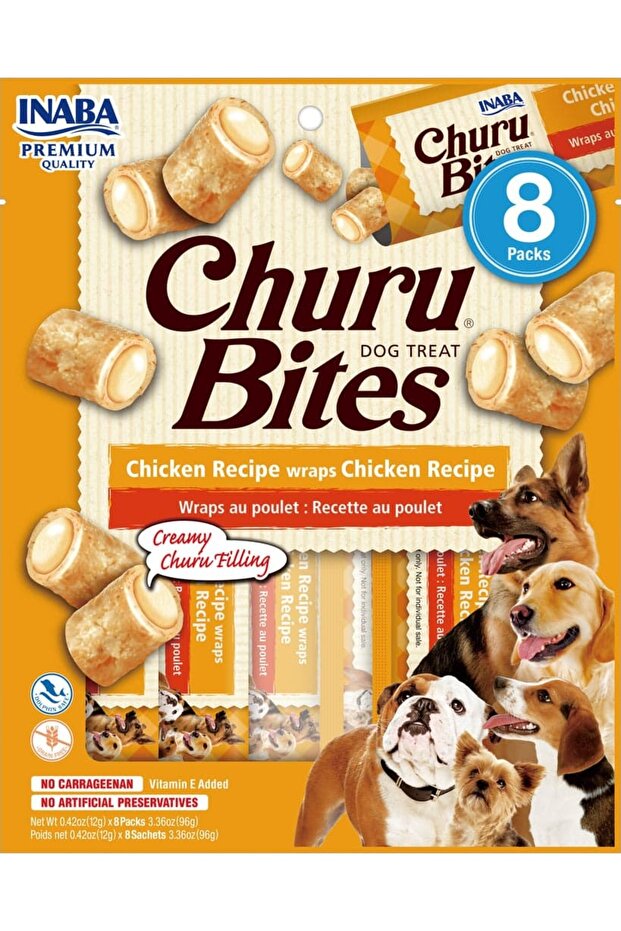 Churu Chicken Recipe Wraps Chicken Recipe 96g - 8 Packs Per Pack