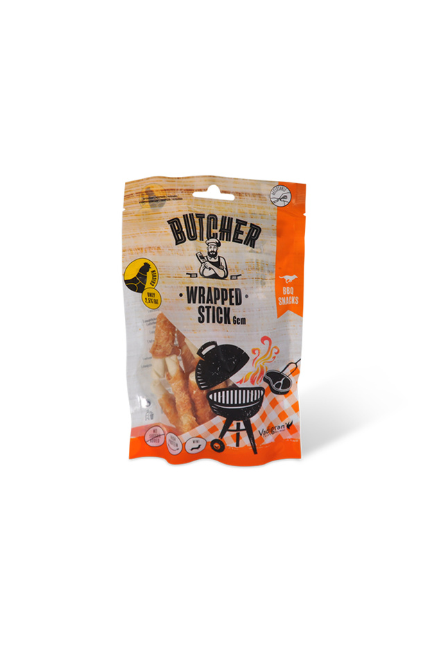 Butcher Chicken Wrapped Stick 6cm 70g MINI