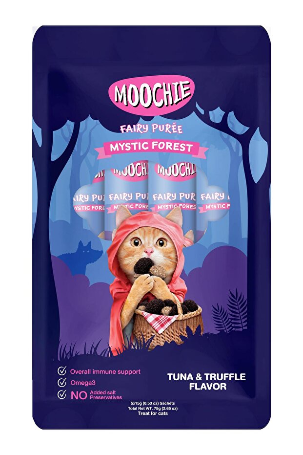Mystic Forest Tuna & Truffle Flavor 5x15g - pouch Pack of 12