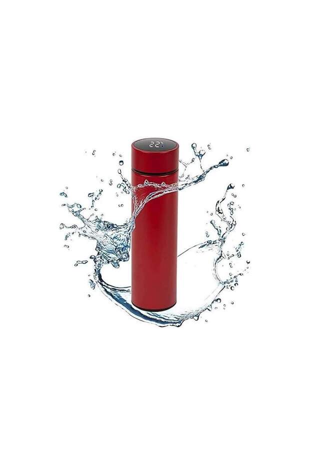 termos inteligent cu termometru, 500 ml, roșu - 3