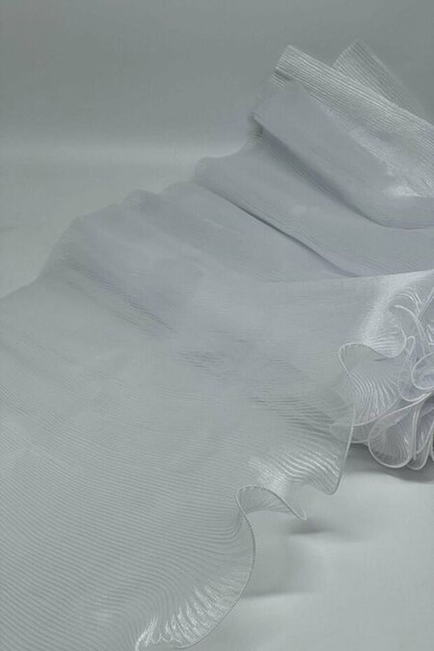 Bridal Flower Wrap Tulle 60cm, Ruffled Bridal Flower Wrap Tulle