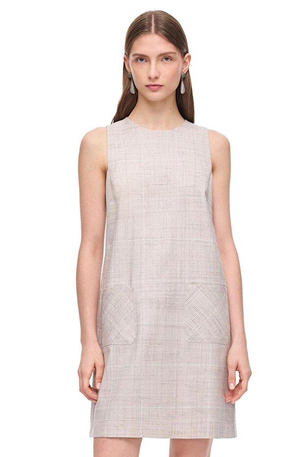 Diones Elbise 3895-Bej - 1