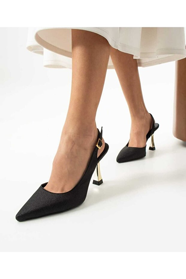 Silvery Women's Heel Shoes Mirror Heel