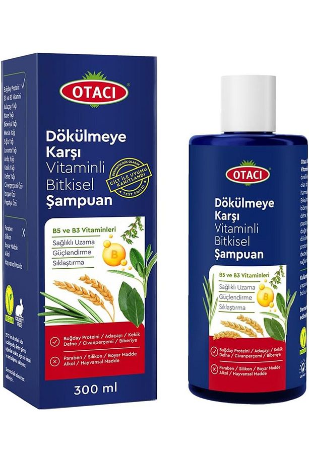 Otacı Dökülmeye Karşı Vitaminli Bitkisel Şampuan - 1