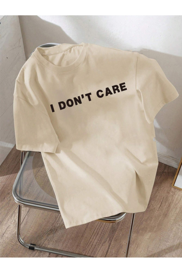 Unisex Men/Women Dont Custom Printed Oversize Cotton T-Shirt