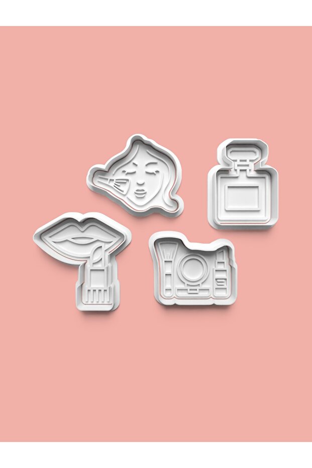 Women's Care Beauty Cookie Mold and Sugar Dough Mold Set of 4